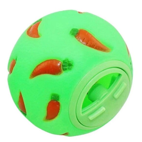 Guinea Pig Bundle Small Pet Hide Boy Blue Felt Tent Snuffle Mat And Treat Ball - Picture 7 of 9